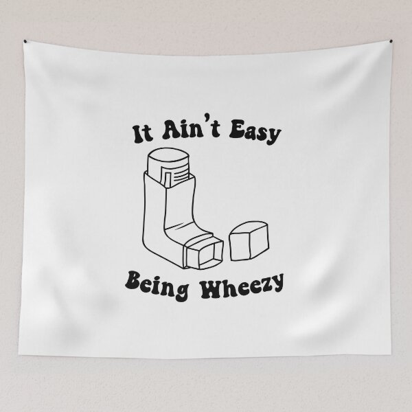 Item preview, It Ain't Easy Being Wheezy Asthma Inhaler designed and sold by AITeeGenius.
