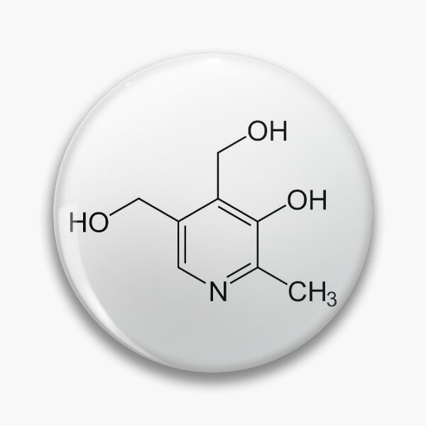 Item preview, Vitamin B6 Pyridoxine C8H11NO3 designed and sold by Zeeph.