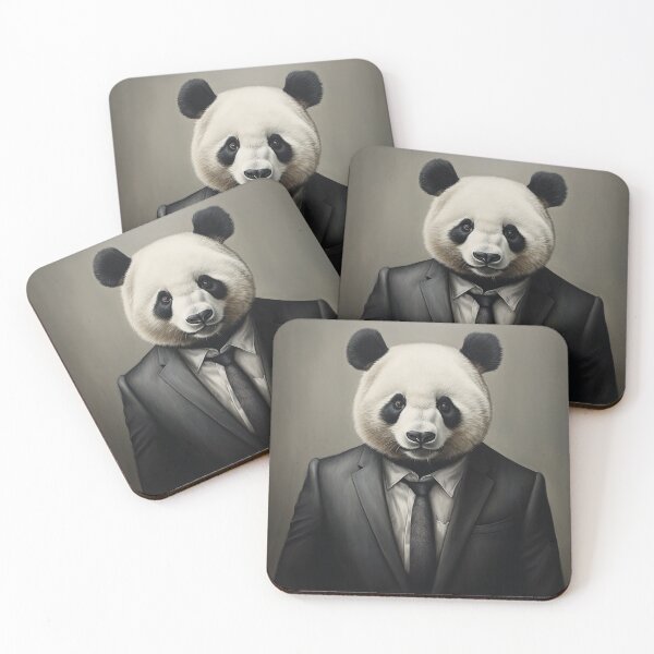 Item preview, Panda Boss in Business Suit Art designed and sold by redstar19.
