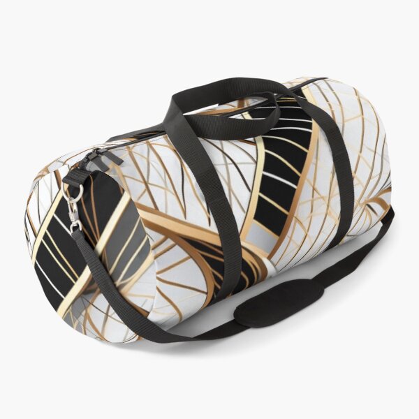Item preview, Colorful fantasy pattern black white gold silver ornaments ribbons designed and sold by G-M-Designs.