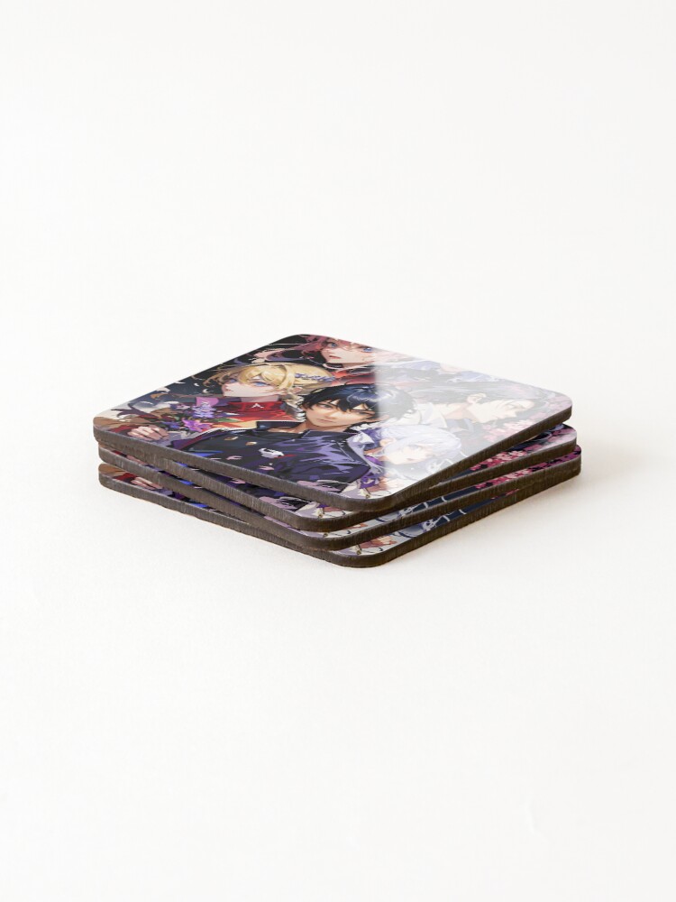 Thumbnail 4 of 5, Coasters (Set of 4), Brave party member designed and sold by ROKANDESIGNART.