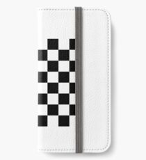 Chess board, chess, board, chessboard, checkerboard, checker, checkers, chequers iPhone Wallet/Case/Skin