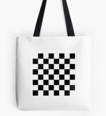 Chess board, chess, board, chessboard, checkerboard, checker, checkers, chequers Tote Bag