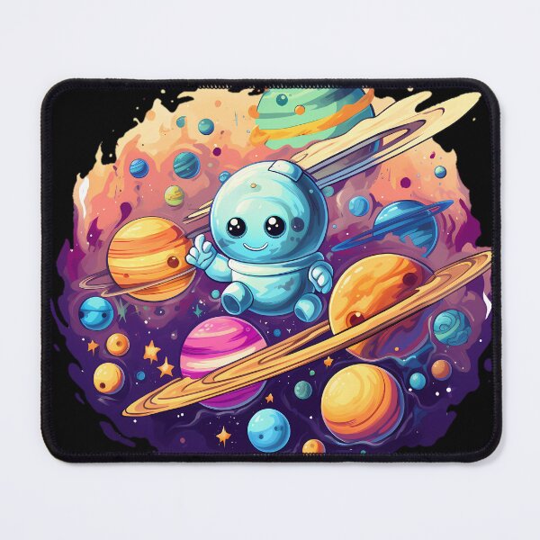 Item preview, "Dreamy Spacewalk: Kawaii Galaxy Trek" designed and sold by Art-Vortex-fr.