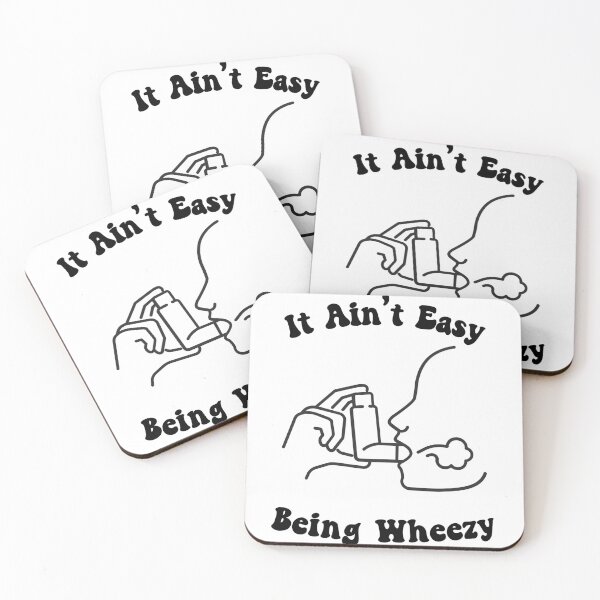 Item preview, It Ain't Easy Being Wheezy Asthma Inhaler Gift for Allergics designed and sold by AITeeGenius.