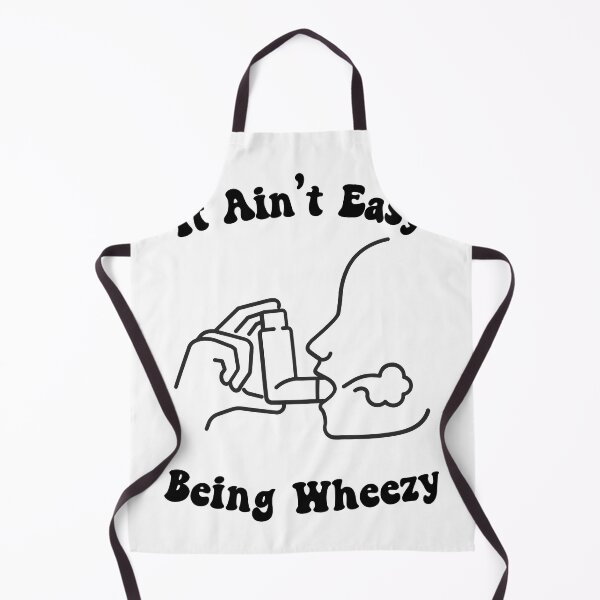 Item preview, It Ain't Easy Being Wheezy Asthma Inhaler Gift for Allergics designed and sold by AITeeGenius.