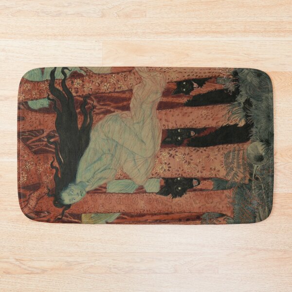 Item preview, Three women and three wolves - Eugène Grasset designed and sold by themasters.
