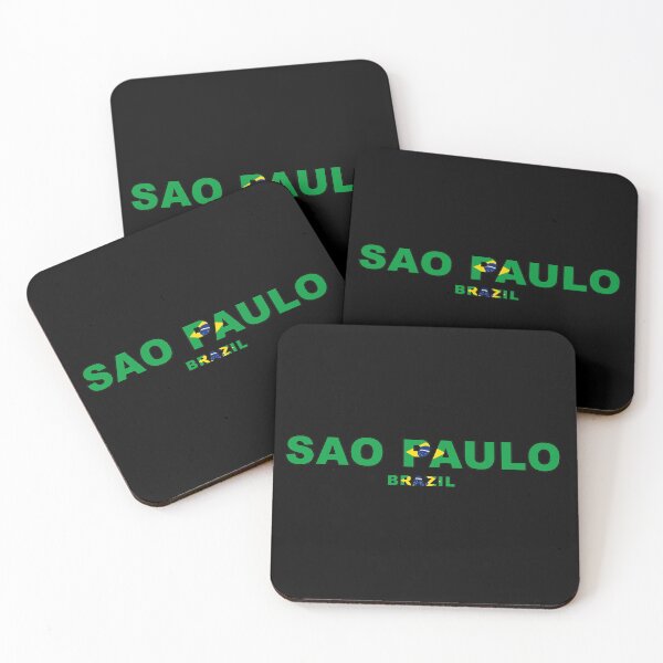 Item preview, Sao Paulo Brazil Colored with Flag Colors designed and sold by Gevover.