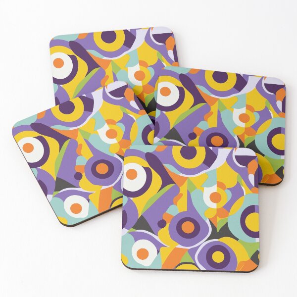 Item preview, Retro Kaleidoscope - Vibrant 60s Geometric Delight designed and sold by ArtShedUK.