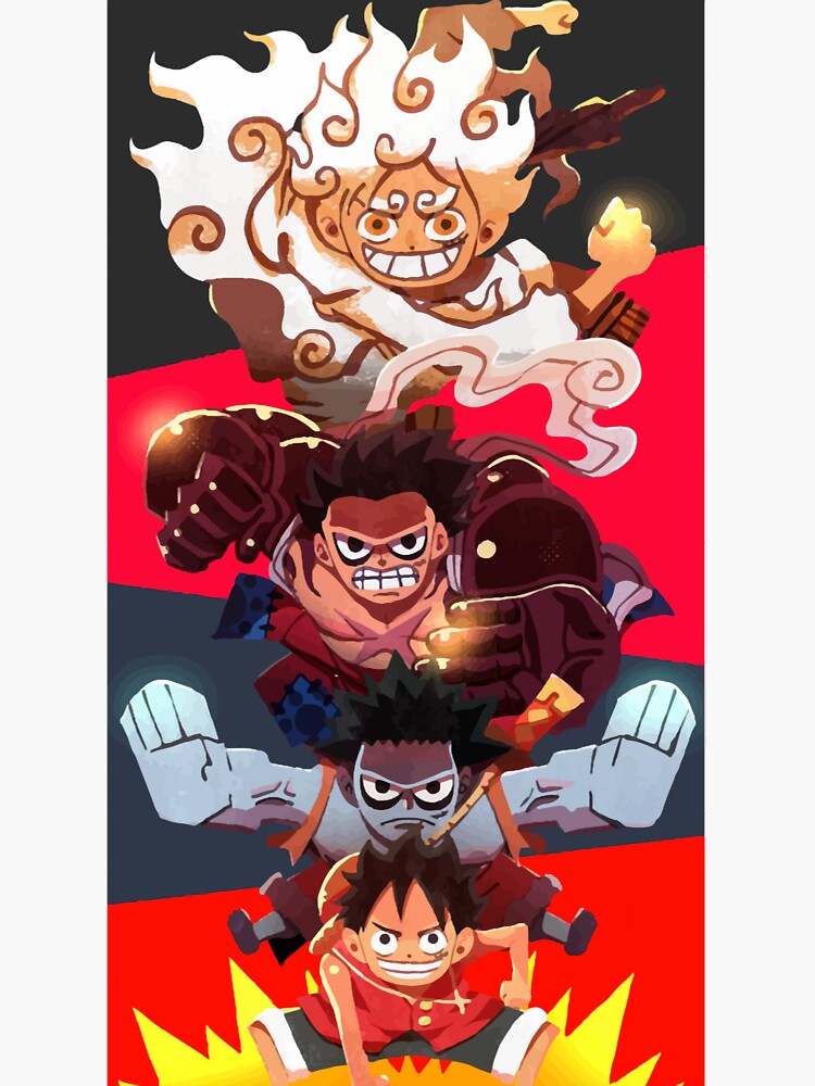 Luffy!!! All Gears (mostly) : r/OnePiece