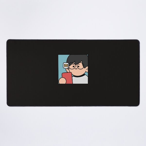 Item preview, cartoon boy texting designed and sold by KATHLEENBES.