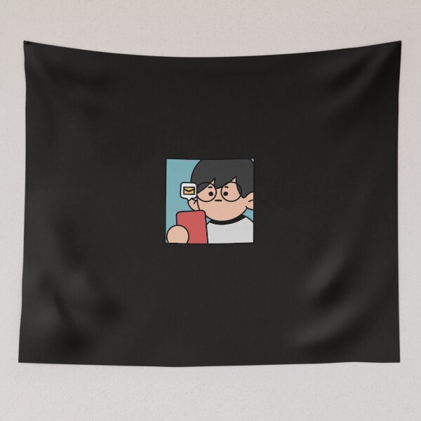 Item preview, cartoon boy texting  designed and sold by KATHLEENBES.