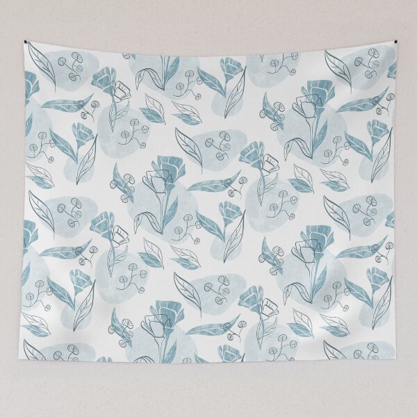 Item preview, Blue Botanical Garden designed and sold by Fern and Quill.