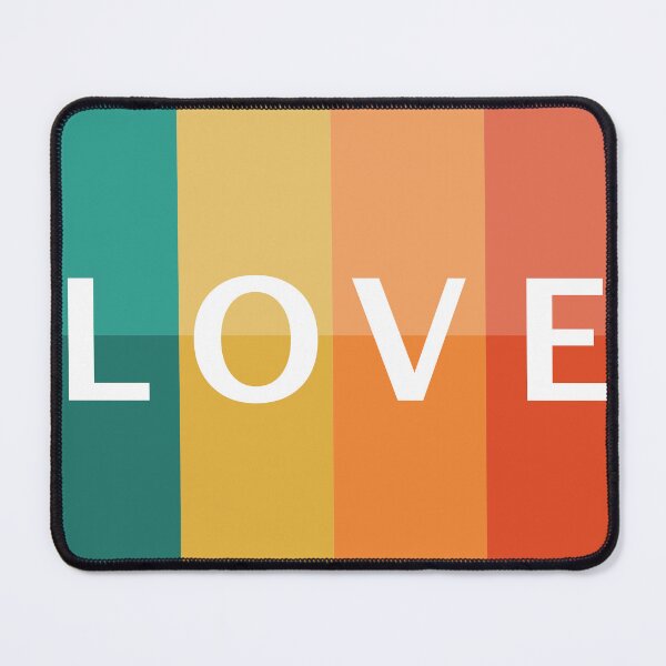 Item preview, Rainbow Love - Bold Affection on Pastel Grid designed and sold by thejamestaylor.