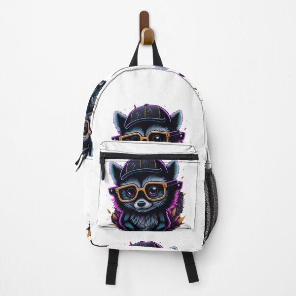 Item preview, colourful raccoon, neon raccoon, designed and sold by irosh madushan.