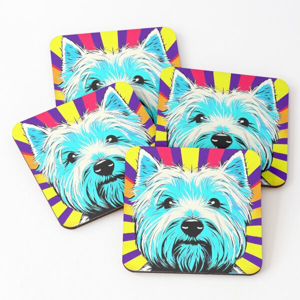 Item preview, Westie Pop Art designed and sold by FunnehGacha.