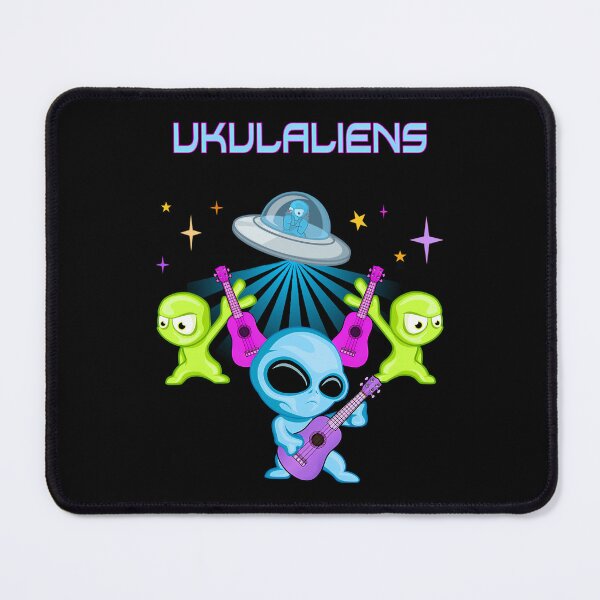 Item preview, Ukulaliens Ukulele Club Original Logo With Text designed and sold by Modewillis.