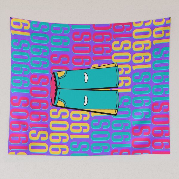 Item preview, 1990s retro design 14 - Purple Background designed and sold by PunjabanJatti.