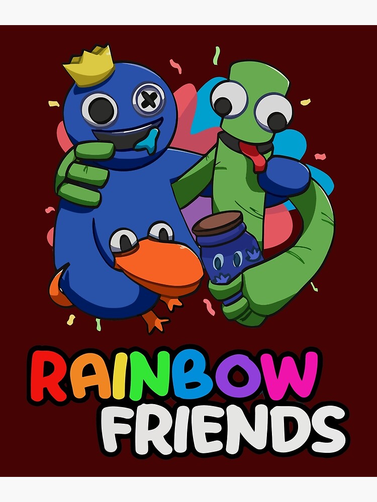 Rainbow Friends  Poster for Sale by MalteMahler