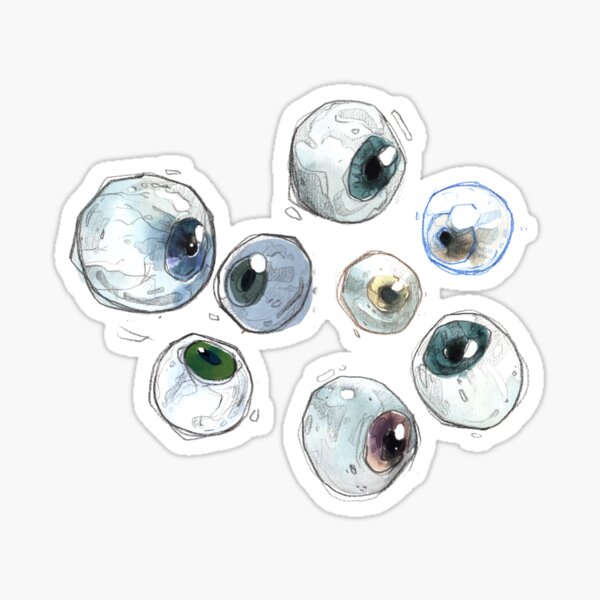 Eyeball Stickers for Sale