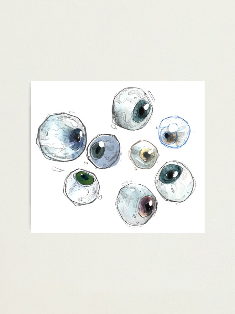 Imagen 2 de 3, Lámina fotográfica con la obra ¡El ojo te ve!, diseñada y vendida por Minnie Small.