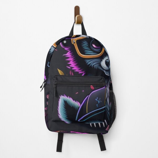 Item preview, racoon art neon designed and sold by irosh madushan.