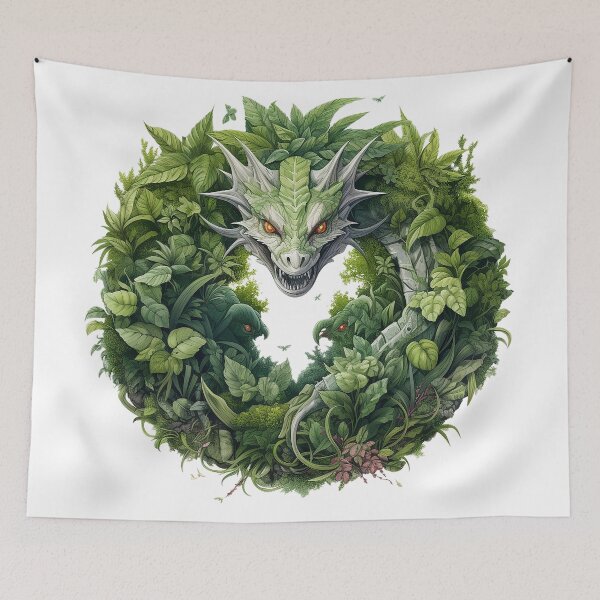 Item preview, Jungle's Portal: Gateway to the Jungle Dragon Art designed and sold by Christian Weiss.
