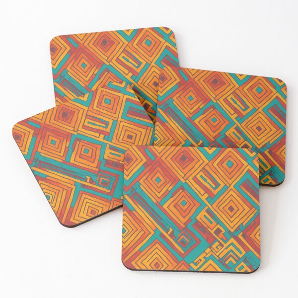 Item preview, Tribal pattern, geometric shapes, earthy colors designed and sold by CoolPixels.