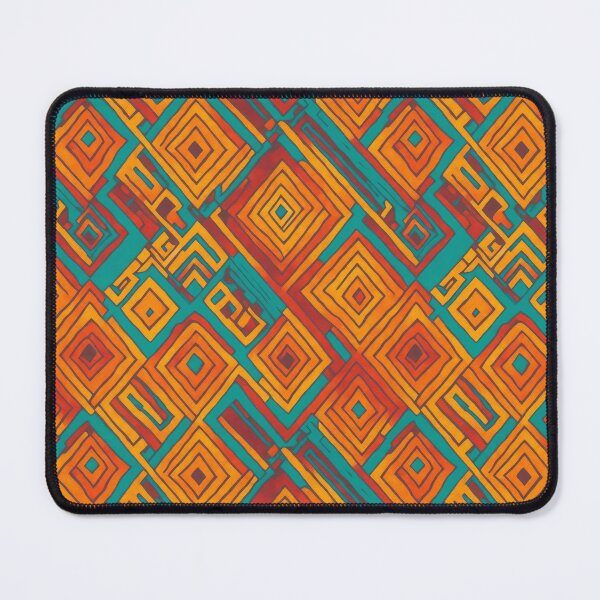 Item preview, Tribal pattern, geometric shapes, earthy colors designed and sold by CoolPixels.