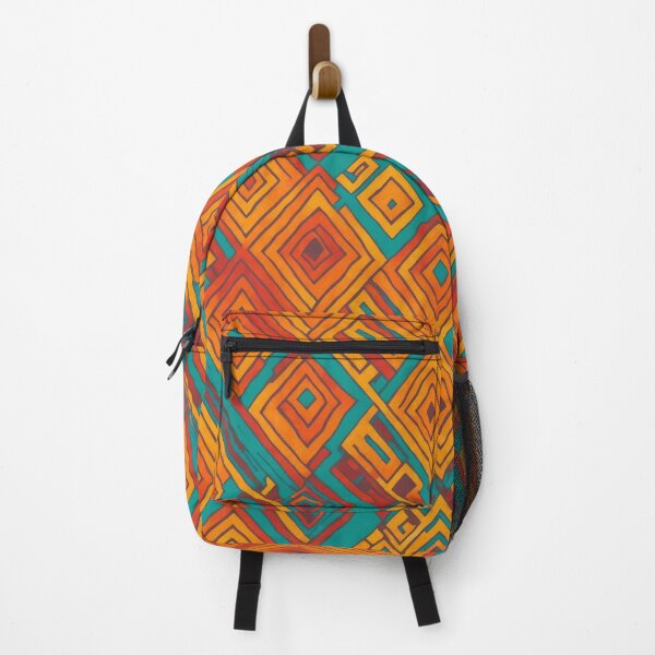 Item preview, Tribal pattern, geometric shapes, earthy colors designed and sold by CoolPixels.