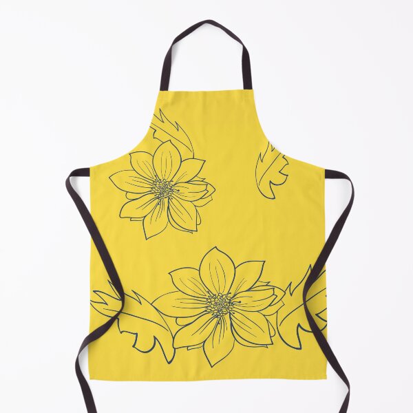 Item preview, yellow flower pattern designed and sold by AdRonDesign.