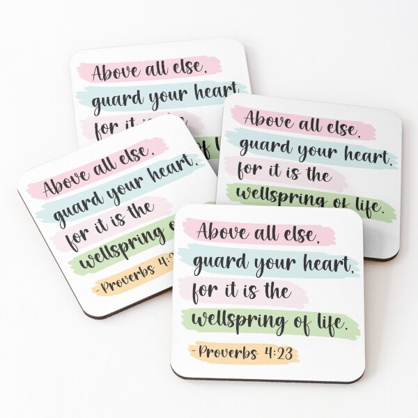 Item preview, Above all else, guard your heart designed and sold by EatLiveDesign.