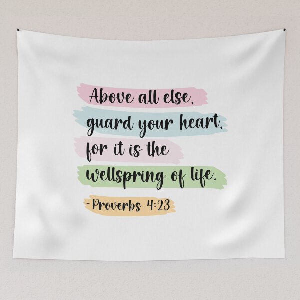 Item preview, Above all else, guard your heart designed and sold by EatLiveDesign.