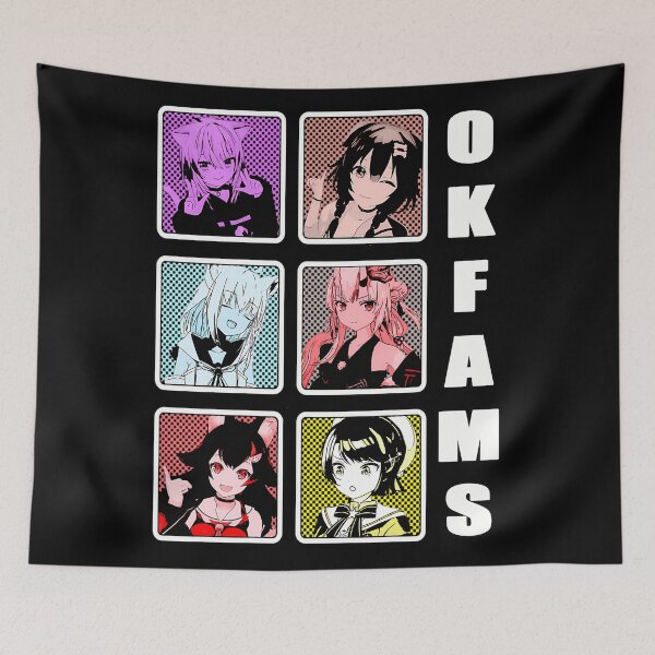 Item preview, Hololive OKFAMS designed and sold by DazzleStoreArt.