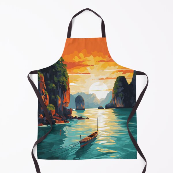 Item preview, A Pop Art Travel Print of Phi Phi Islands - Thailand designed and sold by StudioRedKoala.