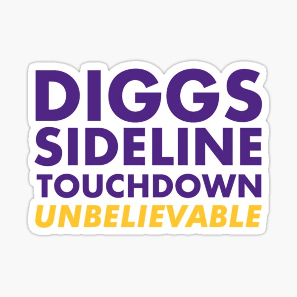 Stefon Diggs Jersey Sticker for Sale by cbaunoch