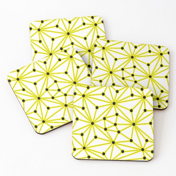 Item preview, Abstract geometric pattern - yellow. designed and sold by K.S ART.