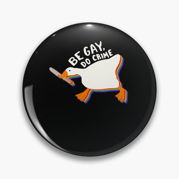 Item preview, Be gay do crime goose  designed and sold by JOHNORCROSS.