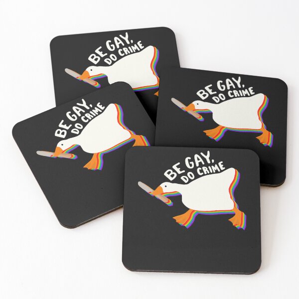 Item preview, Be gay do crime goose  designed and sold by JOHNORCROSS.