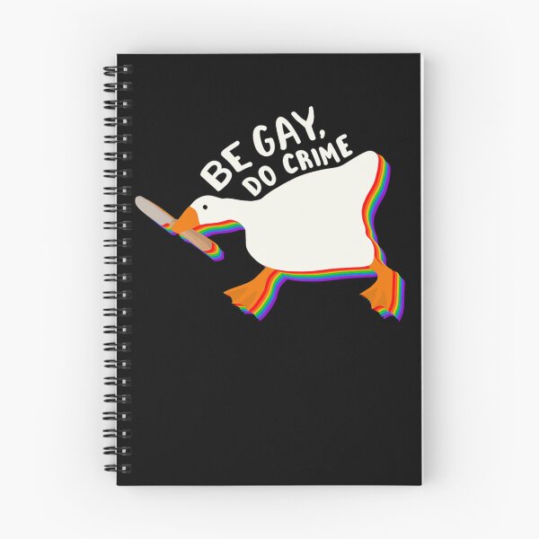 Item preview, Be gay do crime goose  designed and sold by JOHNORCROSS.