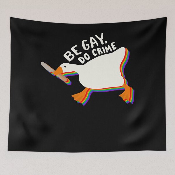 Item preview, Be gay do crime goose  designed and sold by JOHNORCROSS.