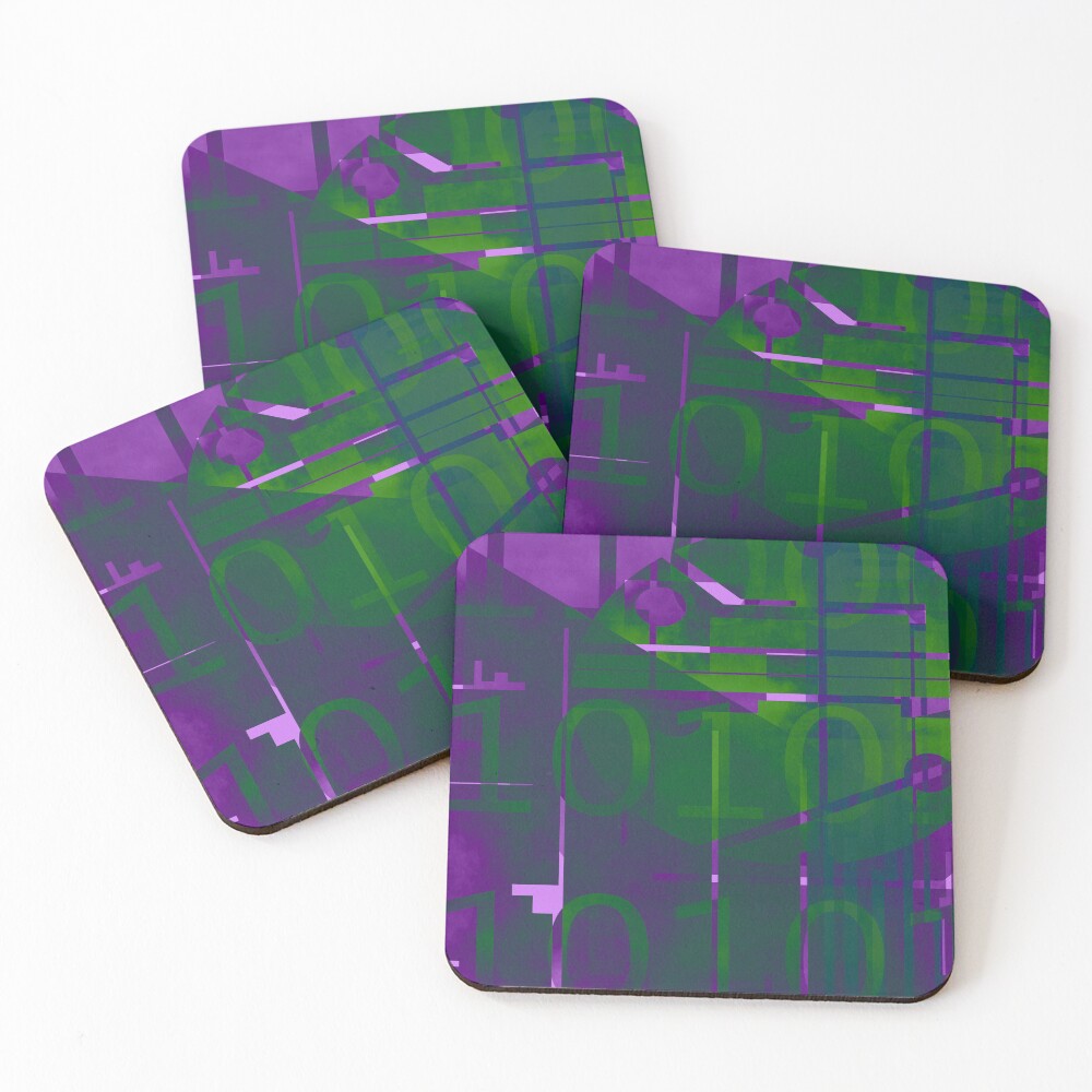 Item preview, Coasters (Set of 4) designed and sold by neurostructure.