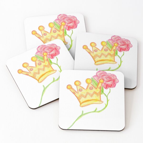 Item preview, crown and rose designed and sold by Anmioma.