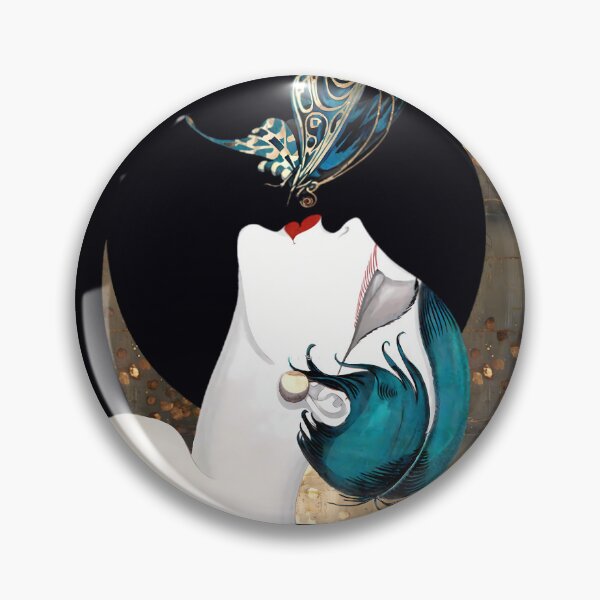 Item preview, Butterfly Kiss French Art Deco Flapper 	 Remix   	 designed and sold by zhlhzispe33.