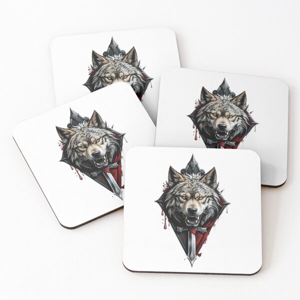 Item preview, Wolf head banner logo with sigil designed and sold by Laufer15.