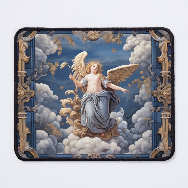 Item preview, The angle with the golden wings in the sky digital art designed and sold by EternityLoves.