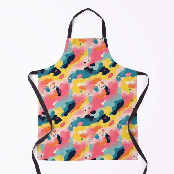 Item preview, Colourful Whimsical Organic Shapes with Brush Strokes designed and sold by BilgePaksoylu.