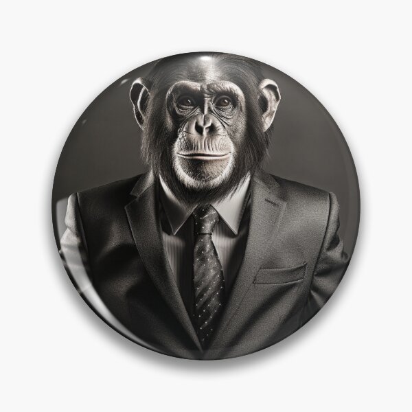 Item preview, Chimpanzee in Business Suit Art designed and sold by redstar19.