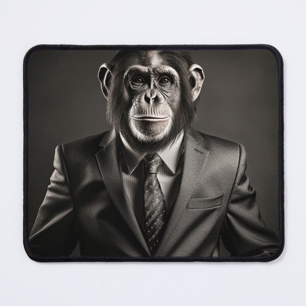 Item preview, Chimpanzee in Business Suit Art designed and sold by redstar19.