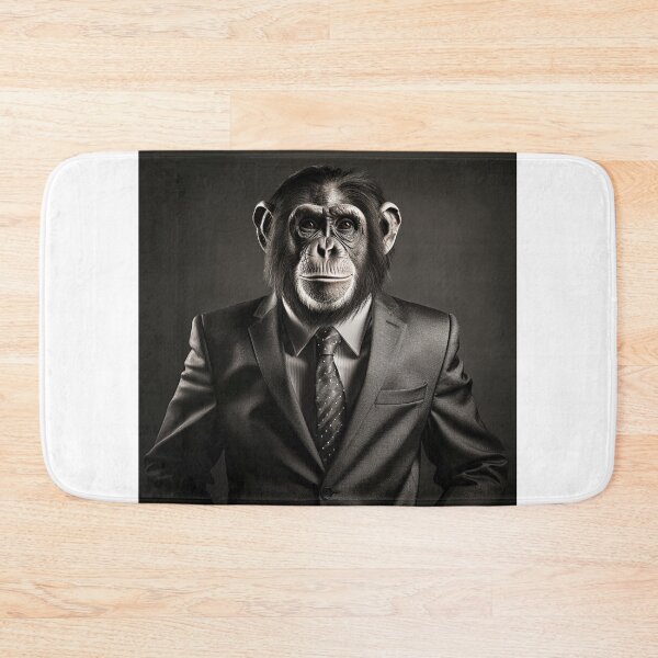 Item preview, Chimpanzee in Business Suit Art designed and sold by redstar19.